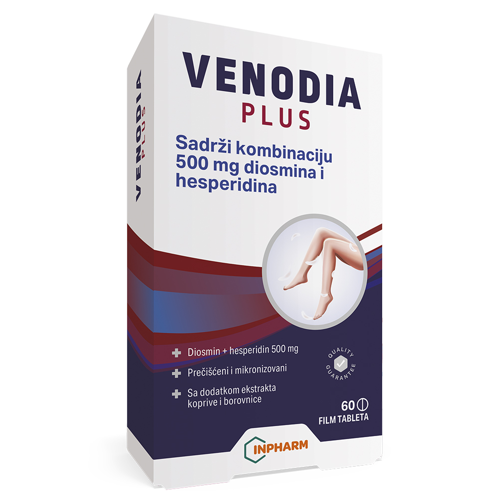 VENODIA plus, kod problema sa cirkulacijom, 60 film tableta
