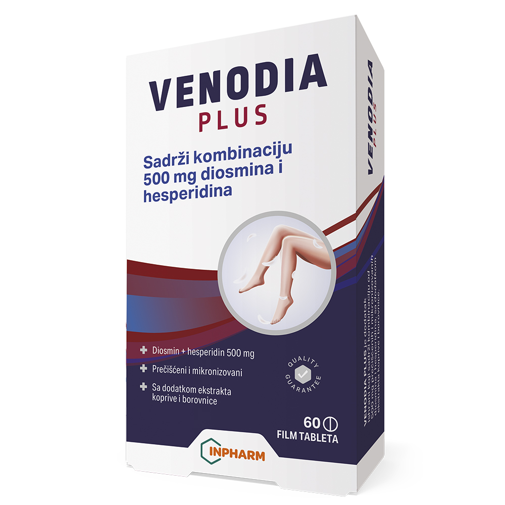 VENODIA plus, kod problema sa cirkulacijom, 60 film tableta - Image 2