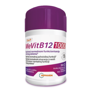 MeVit B12 1000, vitamin B12, s.l. tbl 30