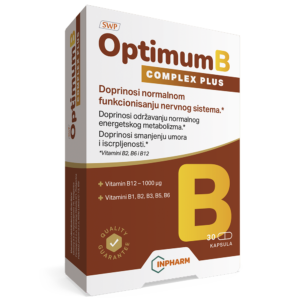 OPTIMUM B COMPLEX PLUS, kompleks B vitamina, 30 KAPSULA