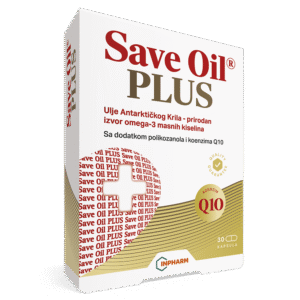 SAVE OIL PLUS, za normalni lipidni status, 30 kapsula