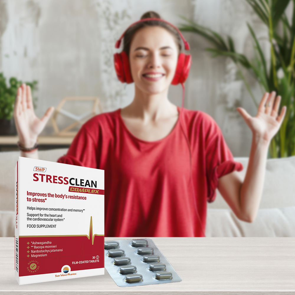 Stressclean Complex, SWP, asvaganda, 30 tableta - Image 4