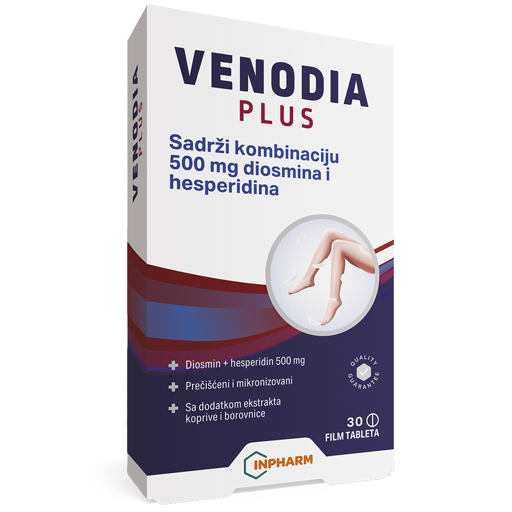 VENODIA plus, kod problema sa cirkulacijom, 30 film tableta