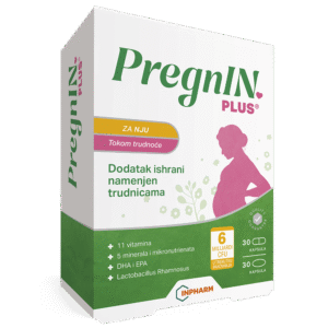 PregnIN plus, tokom trudnoće, 30 + 30 kapsula